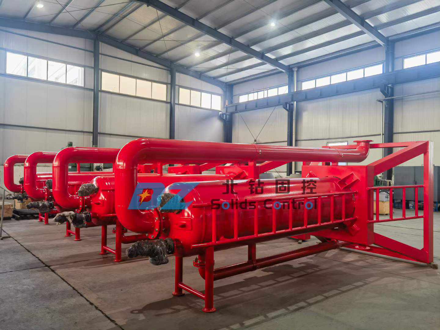 北鉆固控四臺(tái)液氣分離器銷往國內(nèi)某鉆機(jī)廠