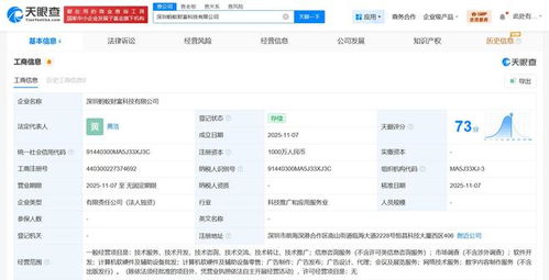 螞蟻集團成立螞蟻財富科技公司，注冊資本1000萬元，專注網絡技術服務